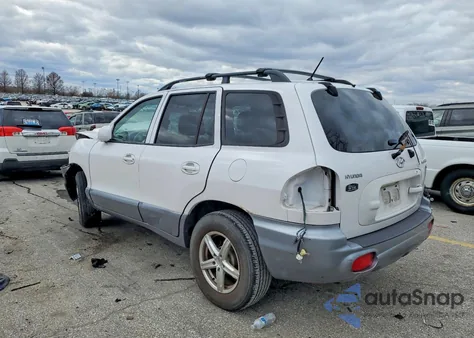 2004 Hyundai Santa Fe Gls z USA, uszkodzony, nr VIN KM8SC13D34U841597